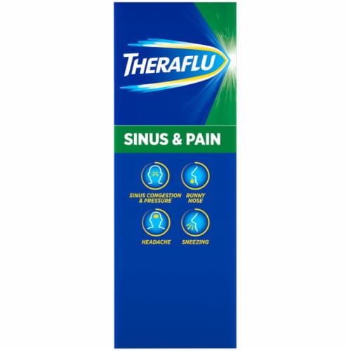 Theraflu Apple Cinnamon Flavor Sinus & Pain Drink Mix Packets Perspective: right