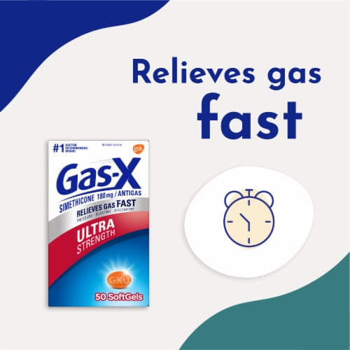 Gas-X Soft Gel Ultra Strength Gas Relieve Perspective: right