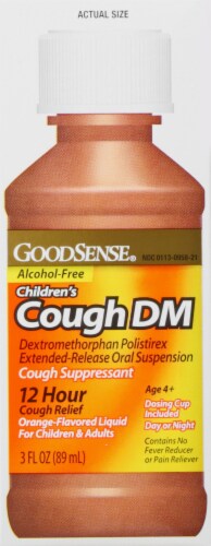 Good Sense® Children's Cough DM Orange Flavored Cough Syrup Perspective: right