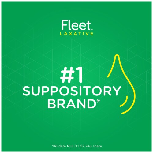 Fleet Liquid Glycerin Suppositories Perspective: right