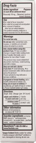 Fleet® Stimulant Laxative Bisacodyl Enema Comfortip Bottle Perspective: right