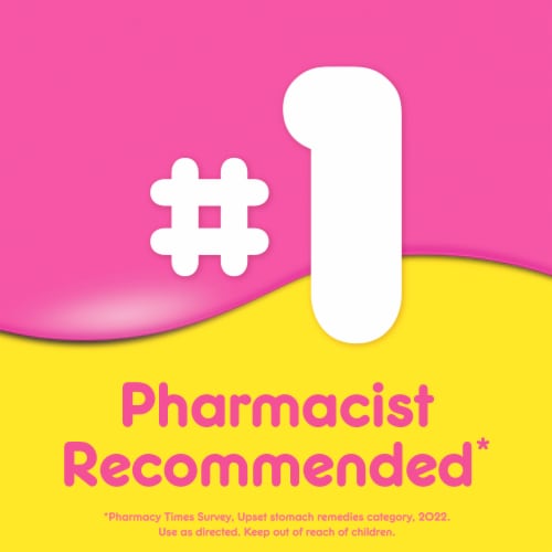 Pepto Bismol Chewable Tablets Perspective: right