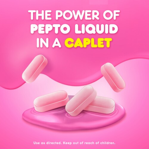 Pepto Bismol Caplets Perspective: right