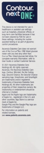 Contour® Next One Blood Glucose Monitoring System Perspective: right