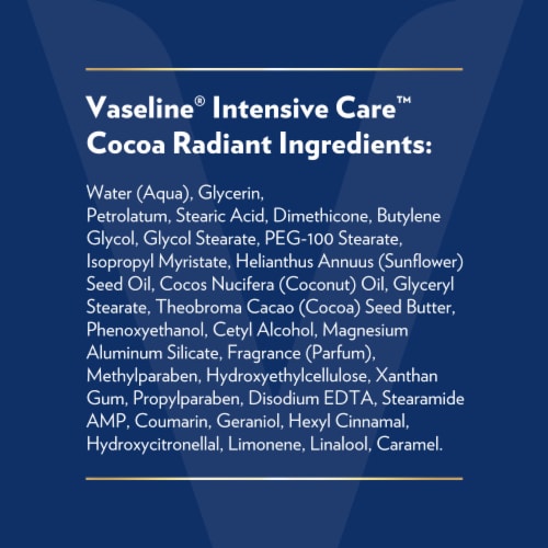 Vaseline Intensive Care Cocoa Radiant Body Lotion Perspective: right