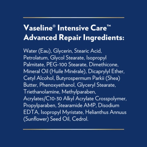 Vaseline Intensive Care™ Body Lotion Advanced Repair Unscented Perspective: right