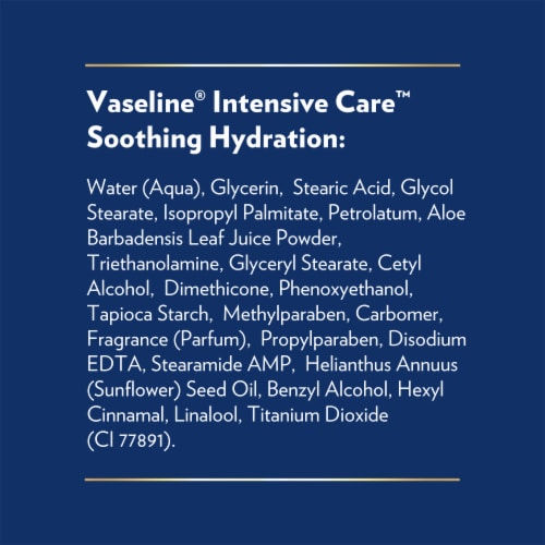 Vaseline Intensive Care body lotion soothing hydration 20.3 oz Perspective: right