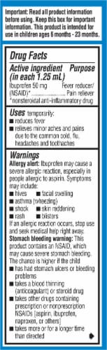 Advil® Infants' White Grape Flavored Ibuprofen Oral Suspension Concentrated Drops Perspective: right