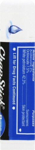 ChapStick® Original Moisturizer Lip Balm SPF 15 Perspective: right