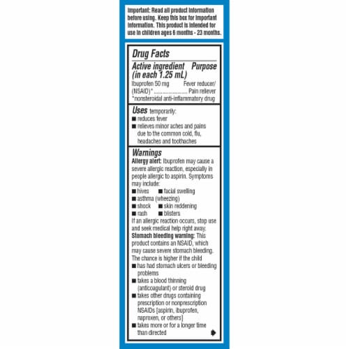 Advil Infants' Ibuprofen Oral Suspension White Grape Drops Twin Pack Perspective: right