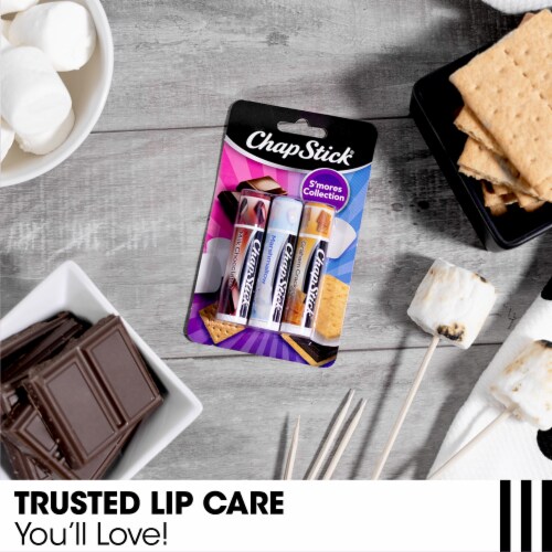 Chapstick S'Mores Collection Lip Balms Perspective: right