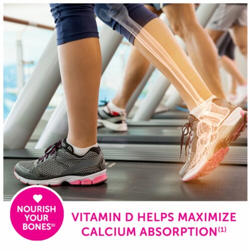 Caltrate 600+D3 Calcium and Vitamin D Supplement Tablets Perspective: right