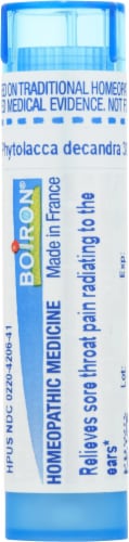 Boiron Phytolacca Decandra 30C Medication Perspective: right