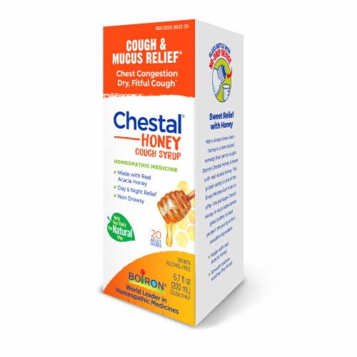 Boiron® Chestal® Honey Cough Syrup Perspective: right