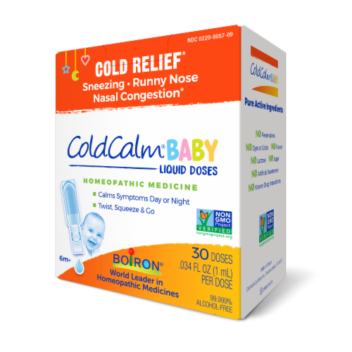Boiron® Cold Calm® Baby Homeopathic Cold Relief Single Liquid Doses Perspective: right