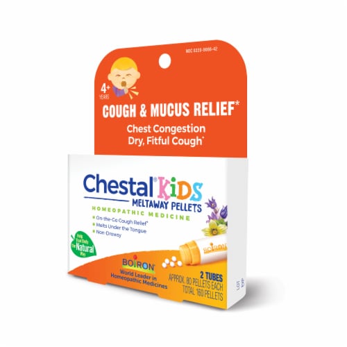 Boiron® Chestal Kids Meltaway Pellets Perspective: right