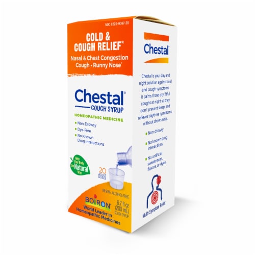 Boiron Chestal Cold & Cough Syrup Perspective: right