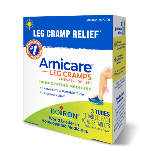 Boiron® Arnicare® Leg Cramps Homeopathic Tablets Perspective: right