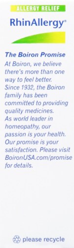 Boiron® RhinAllergy® Allergy Relief Tablets Perspective: right