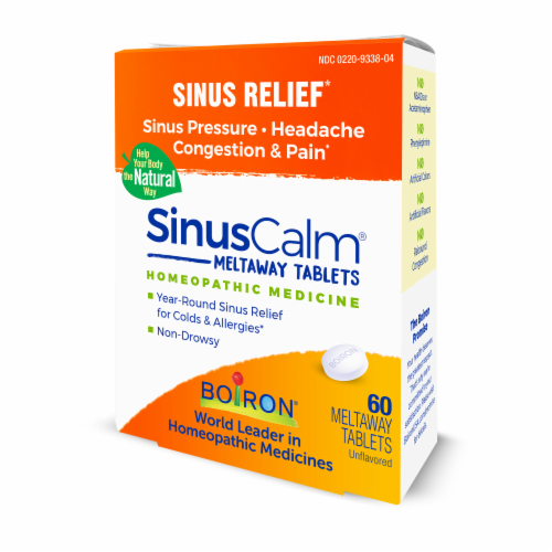 Boiron® SinusCalm Quick-Dissolving Tablets Perspective: right