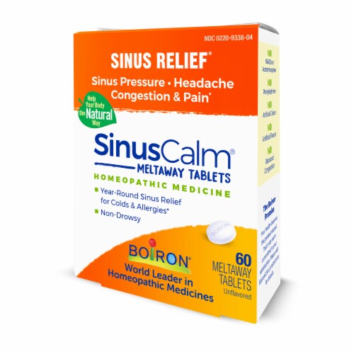 Boiron® SinusCalm® Sinus Relief Meltaway Tablets Perspective: right