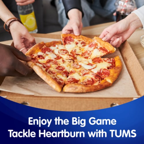 TUMS Chewable Antacid Tablets Assorted Fruit Flavors Perspective: right