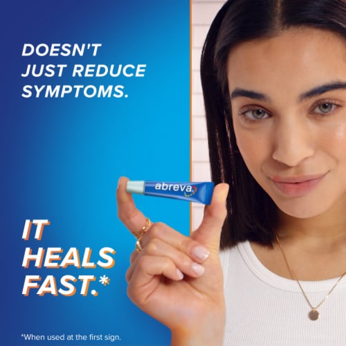 Abreva 10% Docosanol Fever Blister and Cold Sore Treatment Perspective: right