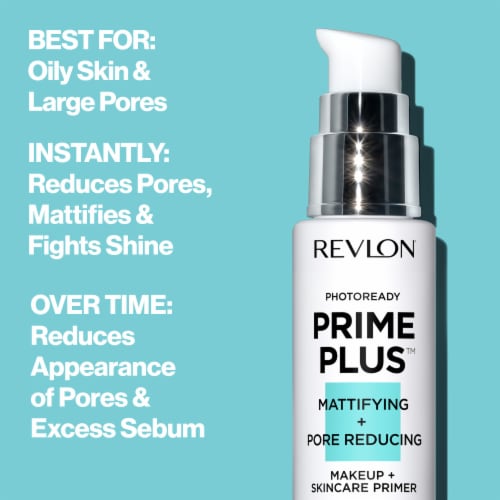 Revlon Photoready Prime Plus Makeup And Skincare Primer 003 Plus Mattifying Perspective: right