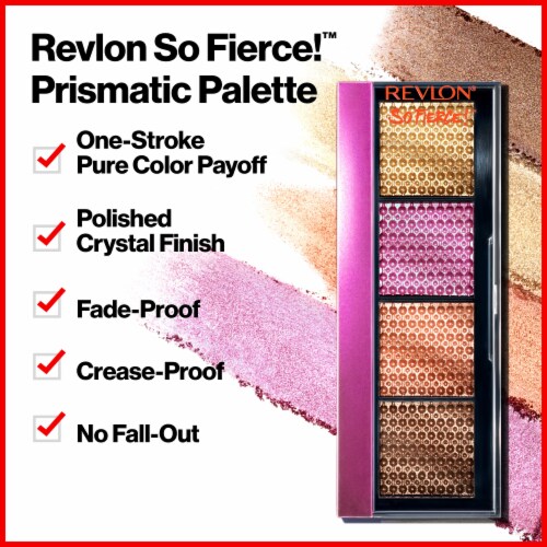 Revlon So Fierce Prismatic Eyeshadow Palette 962 Fully Loaded Perspective: right