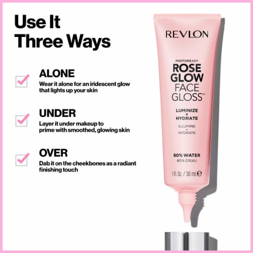 Revlon Photoready Rose Glow Face Gloss Primer 001 Face Gloss Perspective: right