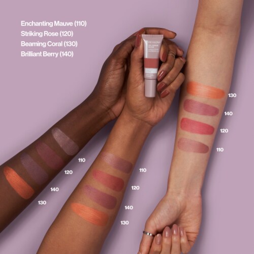 Revlon Illuminance Gel Serum Blush 130 Beaming Coral Perspective: right