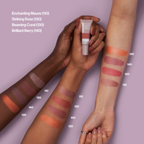 Revlon Illuminance Gel Serum Blush 140 Brilliant Berry Perspective: right