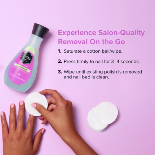 Cutex Nourishing Nail Polish Remover Perspective: right
