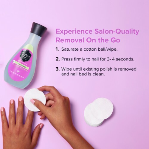 Cutex Nourishing Nail Polish Remover Perspective: right