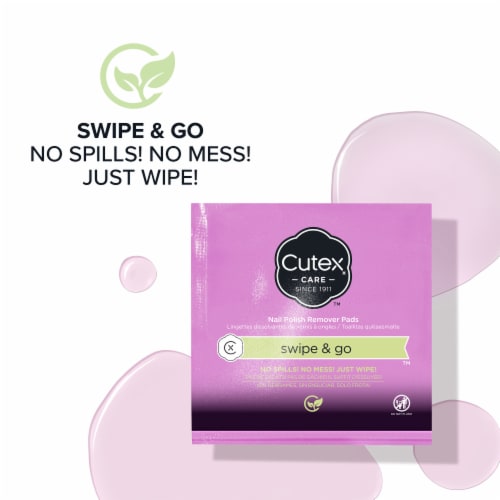 Cutex Swipe & Go Nail Polish Remover Pads Perspective: right