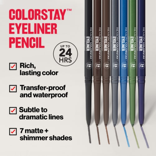 Revlon ColorStay Eyeliner Pencil 202 Black Brown Perspective: right