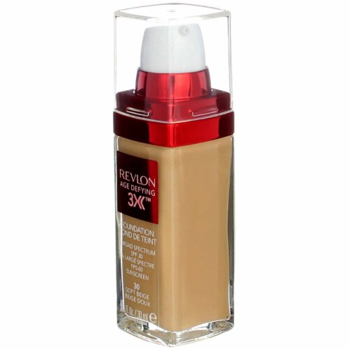 Revlon Age Defying 3X™ Soft Beige Foundation Perspective: right