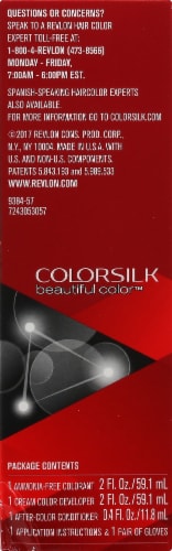 Revlon Color Silk 57 Golden Brown Hair Color Perspective: right