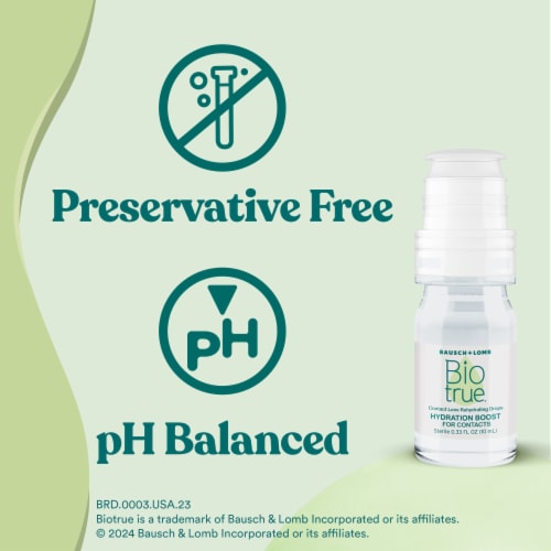 Biotrue Hydration Boost Rehydrating Contact Lens Eye Drops Preservative Free Perspective: right