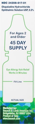 Advanced Eye Relief® Bausch + Lomb Olopatadine 0.2% Once Daily Drops Perspective: right