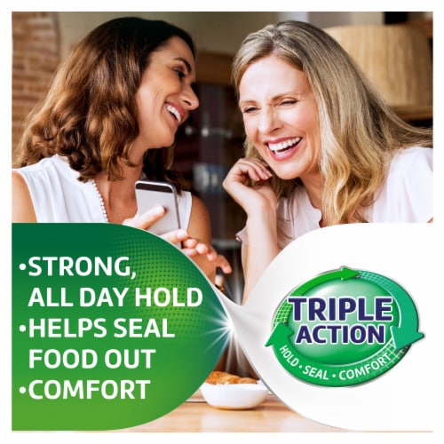 Poligrip, Super Poligrip Free, Denture Adhesive Cream, Flavor Free, Zinc Free Perspective: right
