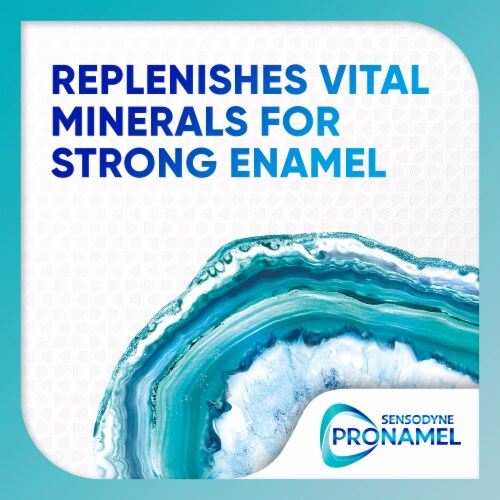 Sensodyne Pronamel Mineral Boost Enamel Peppermint Toothpaste Perspective: right