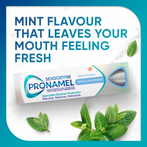 Sensodyne Pronamel Gentle Whitening Enamel Alpine Breeze Toothpaste Perspective: right