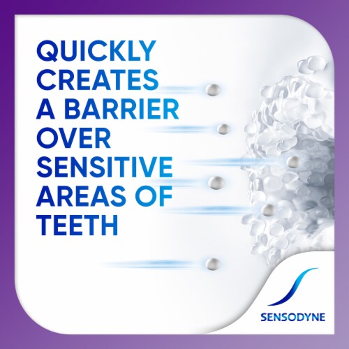 Sensodyne Rapid Relief Sensitive Extra Fresh Toothpaste Perspective: right