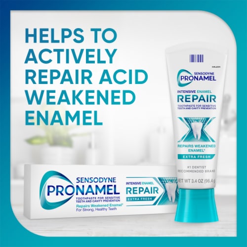 Sensodyne Pronamel Intensive Enamel Repair Toothpaste Perspective: right