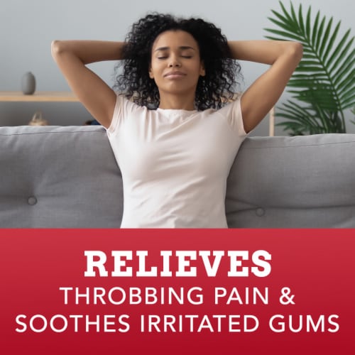 Orajel 3x Medicated Toothache & Gum Instant Pain Relief Gel Perspective: right