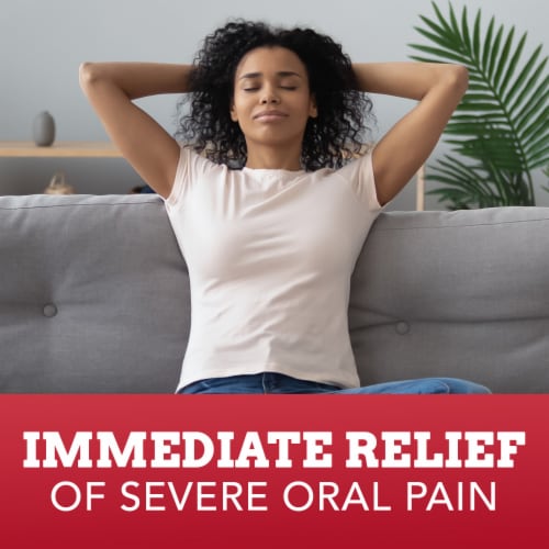 Orajel™ 4x Medicated Toothache & Gum Instant Pain Relief Gel Perspective: right