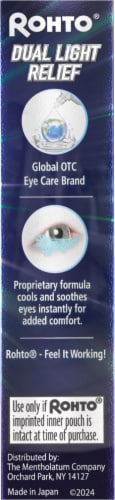 Rohto® Dual Light Relief Lubricant Eye Drops Perspective: right