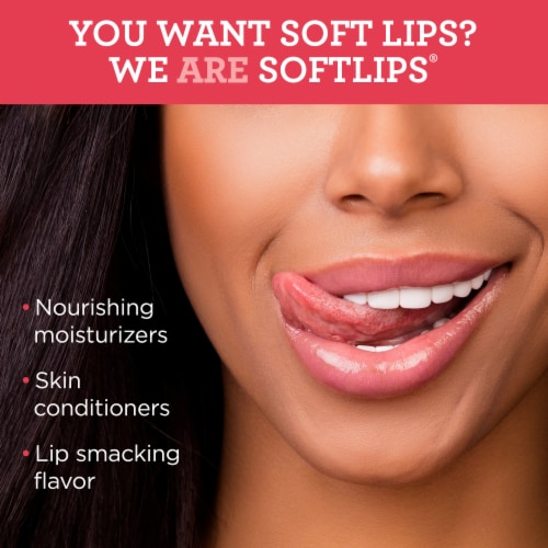 Softlips® Cherry SPF 20 Lip Protectant Sticks Perspective: right