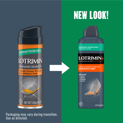 Lotrimin® AntiFungal Athlete's Foot Deodorant Powder Spray Perspective: right
